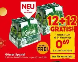 Interspar Gösser Spezial Angebot