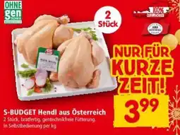 Interspar S-BUDGET Hendl aus Österreich Angebot