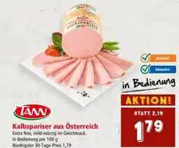 Interspar Kalbspariser aus Österreich Angebot