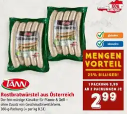 Interspar Rostbratwurstel aus Österreich Angebot