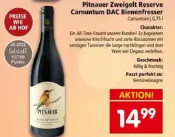 Interspar Pitnauer Zweigelt Reserve Carnuntum DAC Bienenfresser Carnuntum Angebot