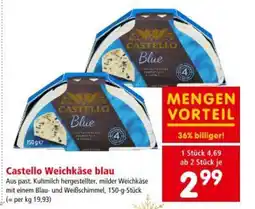 Interspar Castello Weichkäse blau Angebot