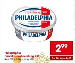 Interspar Philadelphia Frischkäsezubereitung XXL Angebot