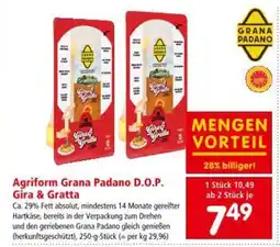 Interspar Agriform Grana Padano D.O.P. Gira & Gratta Angebot