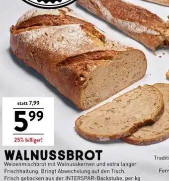 Interspar Walnussbrot Angebot