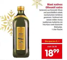 Interspar Mani natives olivenöl extra Angebot