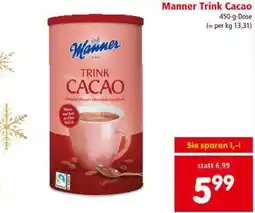 Interspar Manner Trink Cacao Angebot