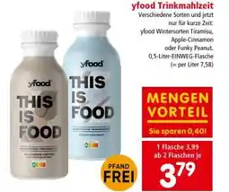 Interspar Yfood trinkmahlzeit Angebot