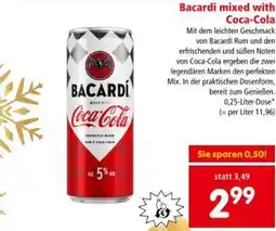Interspar Bacardi coca-cola Angebot