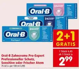 Interspar Oral-B Zahncreme Pro-Expert Professioneller Schutz Sensitive oder Frischer Atem Angebot