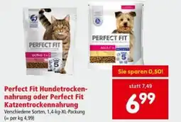 Interspar Perfect Fit Hundetrocken- nahrung oder Perfect Fit Katzentrockennahrung Angebot