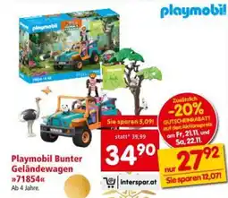 Interspar Playmobil geländewagen Angebot
