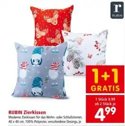 Interspar RUBIN Zierkissen Angebot