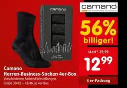 Interspar Camano Herren-Business-Socken 4er-Box Angebot
