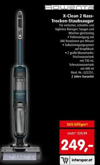 Interspar X-Clean 2 Nass- Trocken-Staubsauger Angebot