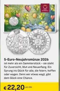 Post 5-Euro-Neujahrsmünze 2026 Angebot