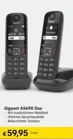 Post Gigaset AS690 Duo Angebot