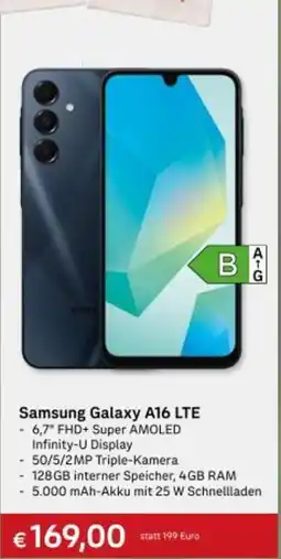 Post Samsung Galaxy A16 LTE Angebot