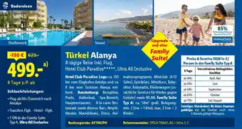 Lidl Reisen Türkei Alanya Angebot