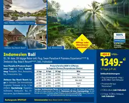 Lidl Reisen Indonesien Bali Angebot