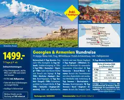 Lidl Reisen Georgien & Armenien Rundreise Angebot