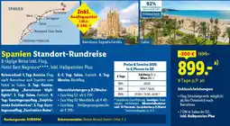 Lidl Reisen Spanien Standort-Rundreise Angebot