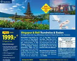 Lidl Reisen Singapur & Bali Rundreise & Baden Angebot