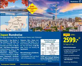 Lidl Reisen Japan Rundreise Angebot