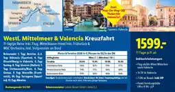 Lidl Reisen Westl. Mittelmeer & Valencia Kreuzfahrt Angebot