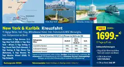 Lidl Reisen New York & Karibik Kreuzfahrt Angebot