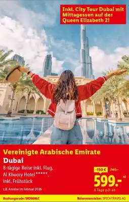 Lidl Reisen Vereinigte Arabische Emirate Angebot