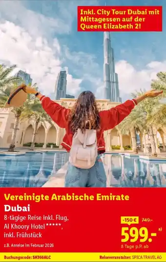 Lidl Reisen Vereinigte Arabische Emirate Angebot