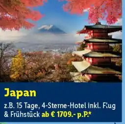 Lidl Reisen Japan Angebot