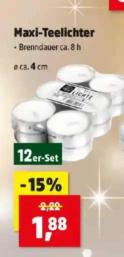 Thomas Philipps Maxi-Teelichter Angebot