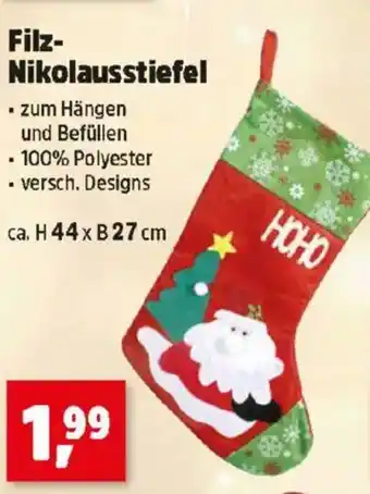 Thomas Philipps Filz- Nikolausstiefel Angebot