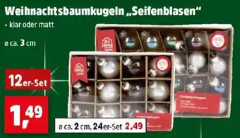 Weihnachtsbaumkugeln Seifenblasen