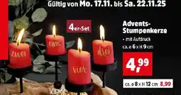 Thomas Philipps Advents- Stumpenkerze Angebot