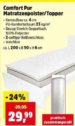 Thomas Philipps Comfort Pur Matratzenpolster/Topper Angebot