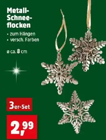 Thomas Philipps Metall- Schnee- flocken Angebot