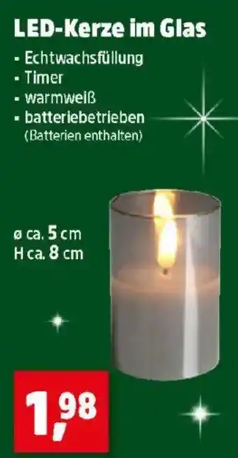 Thomas Philipps LED-Kerze im Glas Angebot