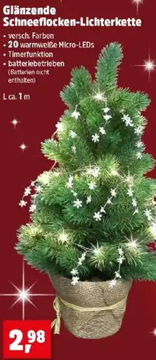 Thomas Philipps Glänzende Schneeflocken-Lichterkette Angebot