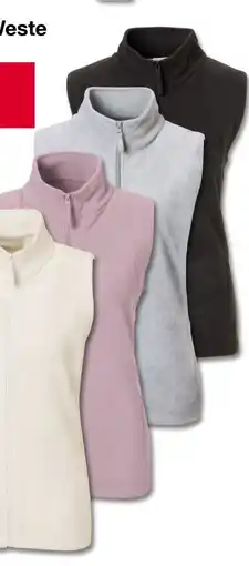 Woolworth Damen Fleeceweste Angebot