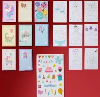 Woolworth Karten Malset Angebot