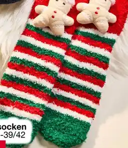 Woolworth Damen Weihnachts Flauschsocken Angebot