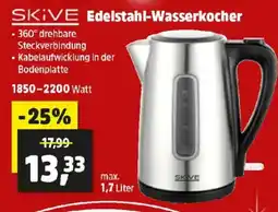 Thomas Philipps SKIVE Edelstahl-Wasserkocher Angebot