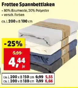 Thomas Philipps Frottee Spannbettlaken Angebot