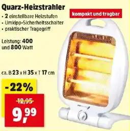 Thomas Philipps Quarz-Heizstrahler Angebot