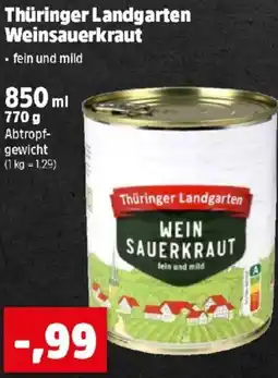 Thomas Philipps Thüringer Landgarten Weinsauerkraut Angebot