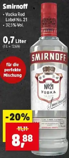 Thomas Philipps Smirnoff Angebot