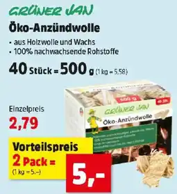 Thomas Philipps GRÜNER JAN Öko-Anzündwolle Angebot